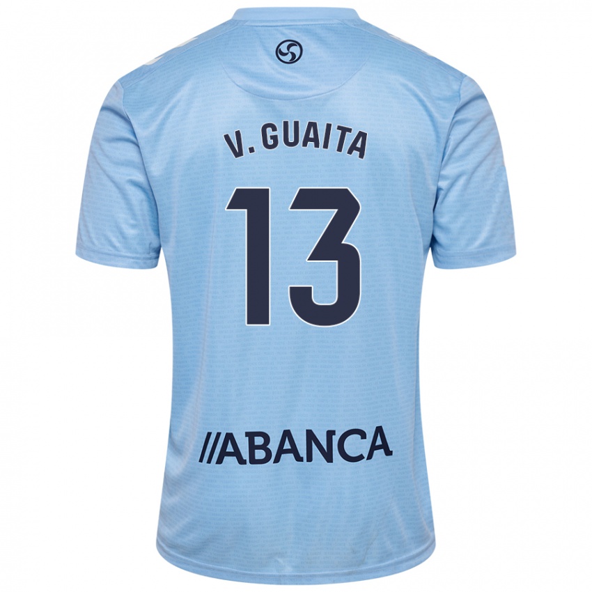 Uomo Maglia Vicente Guaita #13 Celeste Kit Gara Home 2024/25 Maglietta