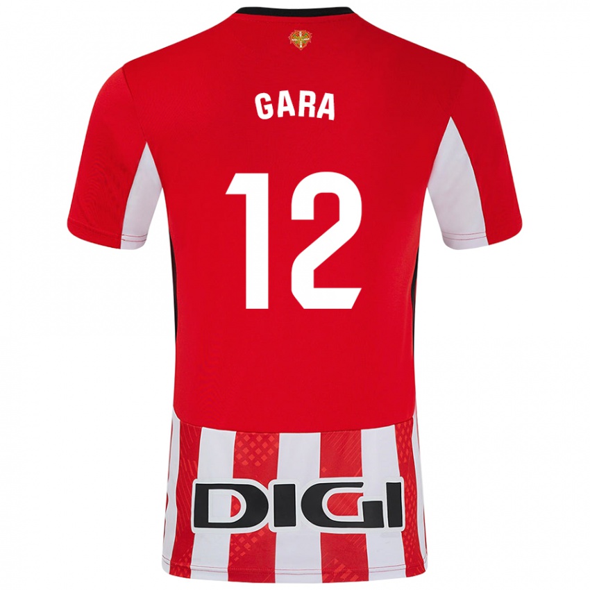 Uomo Maglia Gara #12 Rosso Bianco Kit Gara Home 2024/25 Maglietta