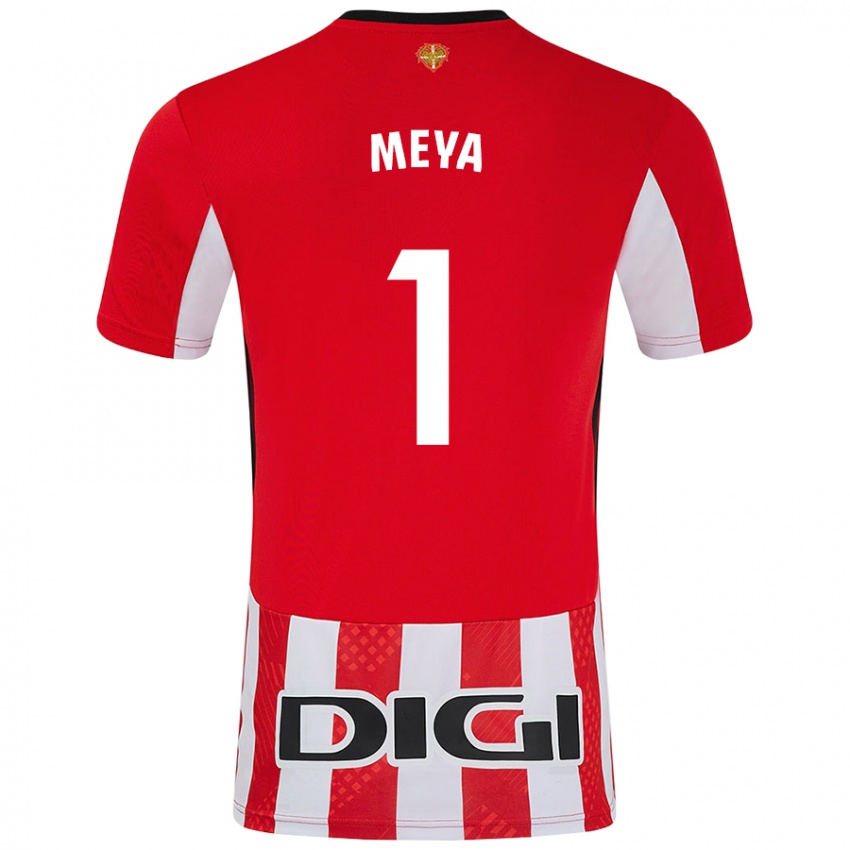 Uomo Maglia Aina Meya Bellot #1 Rosso Bianco Kit Gara Home 2024/25 Maglietta