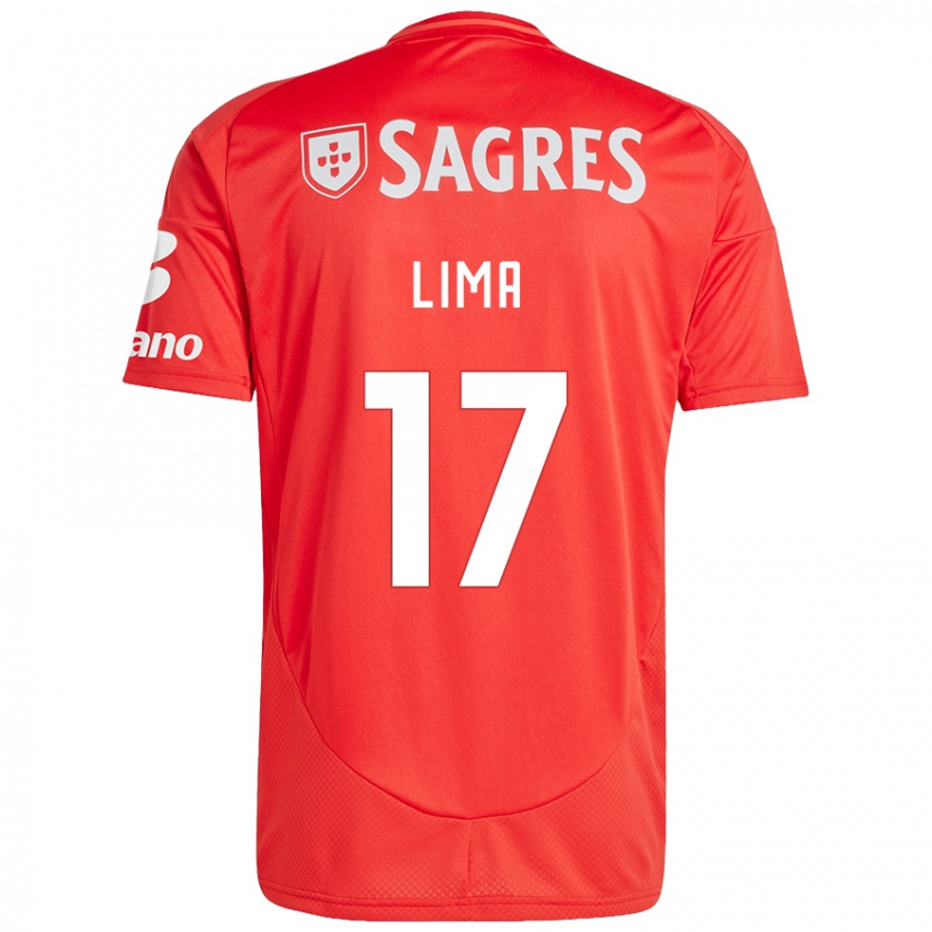 Uomo Maglia Ivan Lima #17 Rosso Bianco Kit Gara Home 2024/25 Maglietta