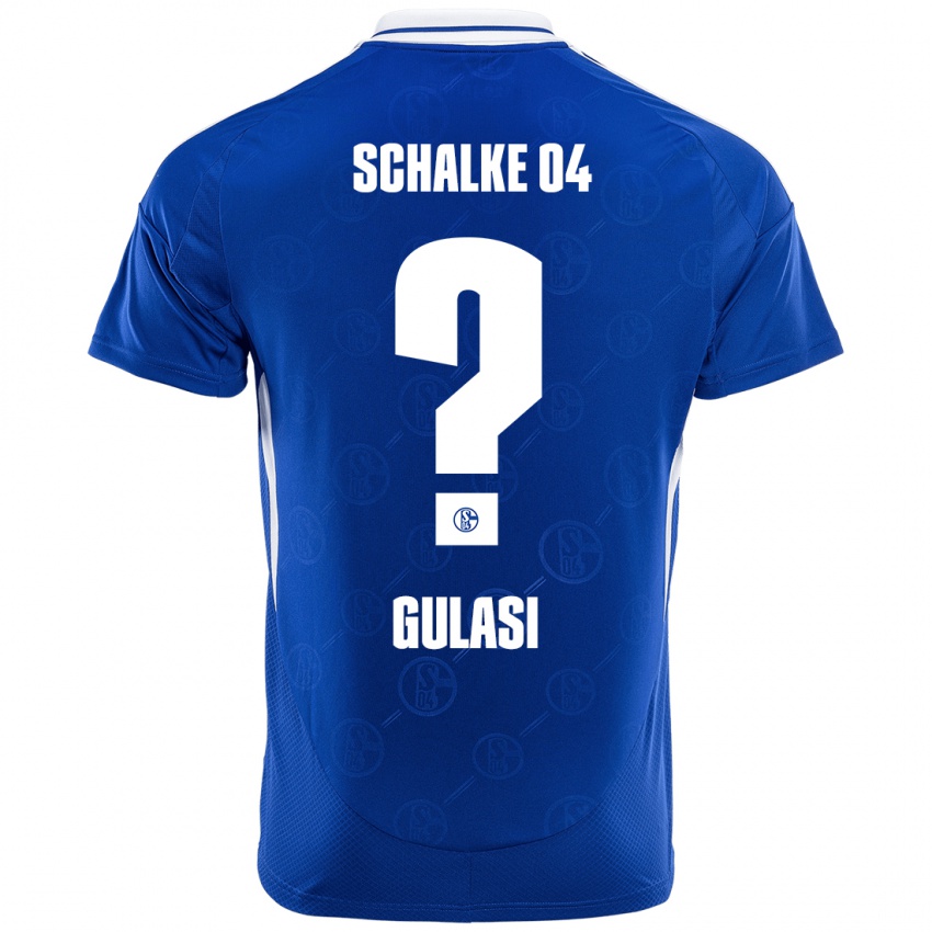 Uomo Maglia Ayman Gulasi #0 Blu Reale Kit Gara Home 2024/25 Maglietta