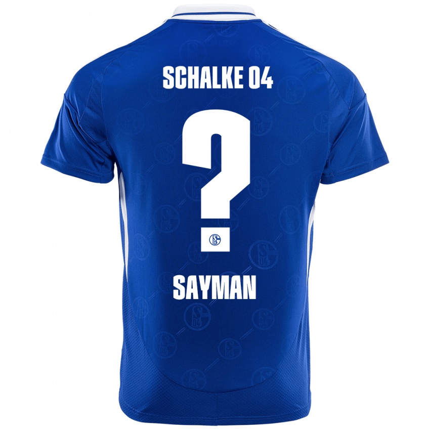 Uomo Maglia Kayhan Sayman #0 Blu Reale Kit Gara Home 2024/25 Maglietta