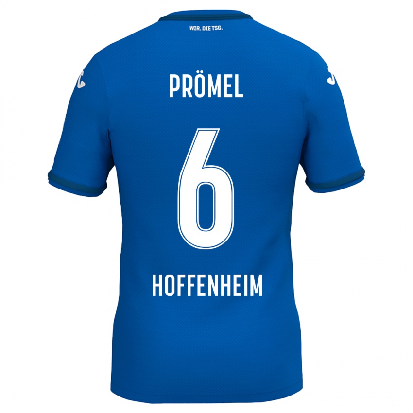 Uomo Maglia Grischa Prömel #6 Blu Reale Kit Gara Home 2024/25 Maglietta