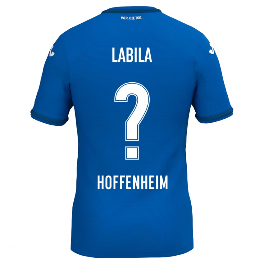 Uomo Maglia Daniel Labila #0 Blu Reale Kit Gara Home 2024/25 Maglietta