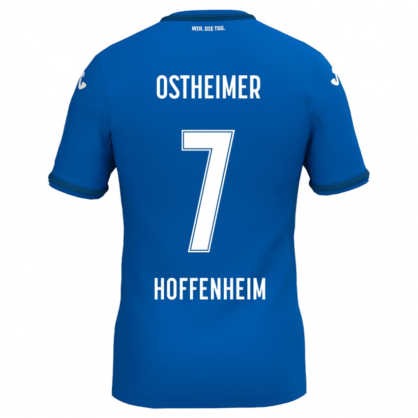 Uomo Maglia Nevio Ostheimer #7 Blu Reale Kit Gara Home 2024/25 Maglietta