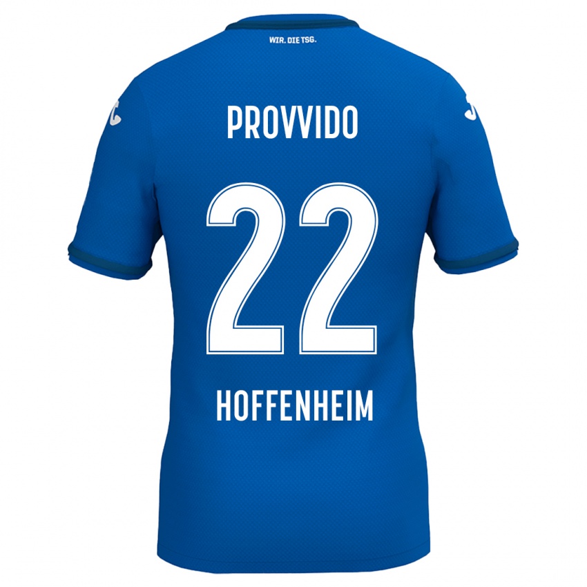 Uomo Maglia Luca Provvido #22 Blu Reale Kit Gara Home 2024/25 Maglietta