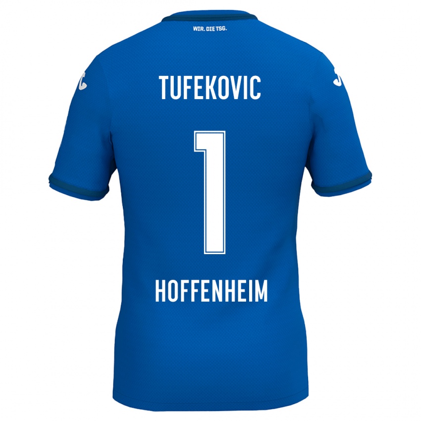 Uomo Maglia Martina Tufekovic #1 Blu Reale Kit Gara Home 2024/25 Maglietta