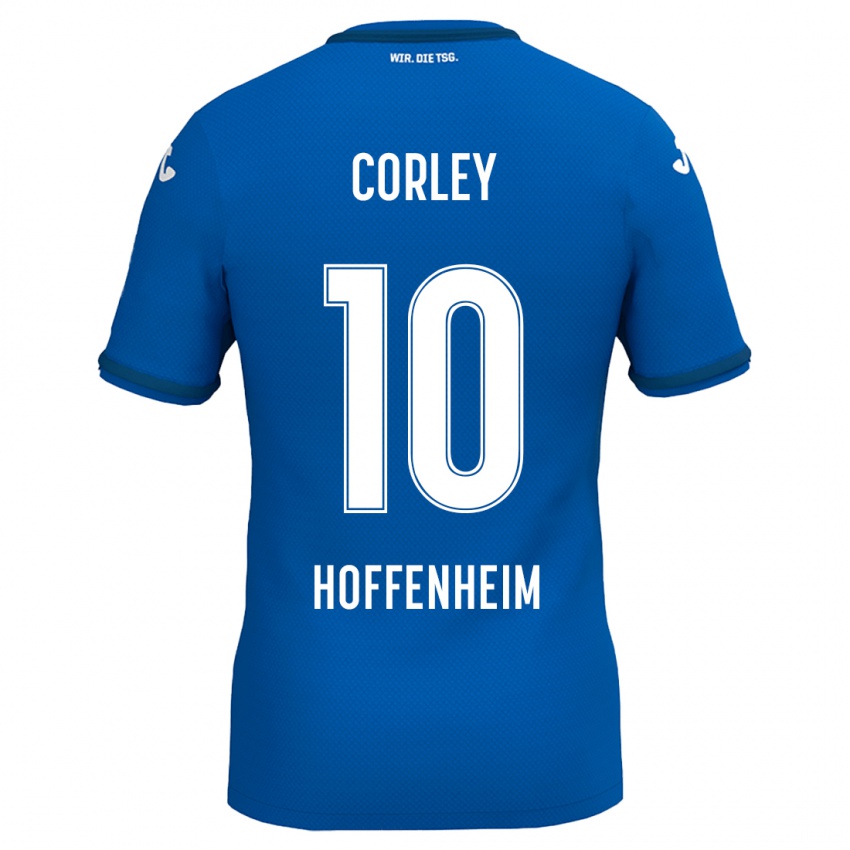 Uomo Maglia Gia Corley #10 Blu Reale Kit Gara Home 2024/25 Maglietta