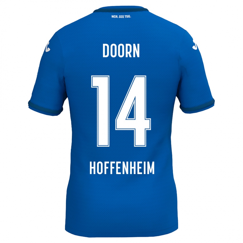 Uomo Maglia Lisa Doorn #14 Blu Reale Kit Gara Home 2024/25 Maglietta