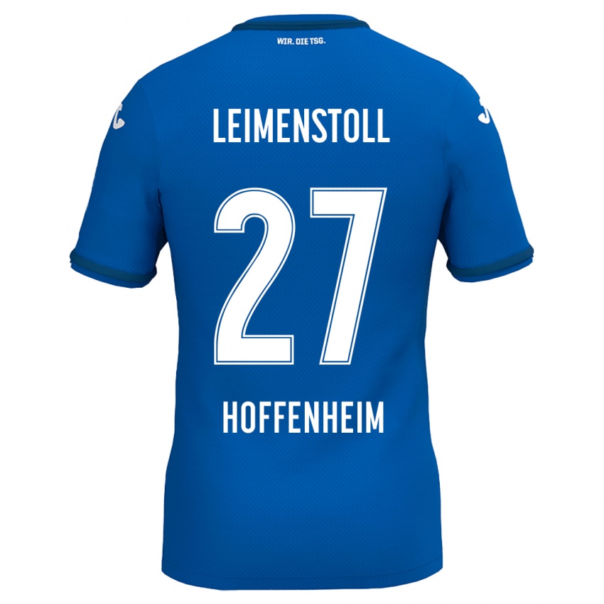 Uomo Maglia Vanessa Leimenstoll #27 Blu Reale Kit Gara Home 2024/25 Maglietta