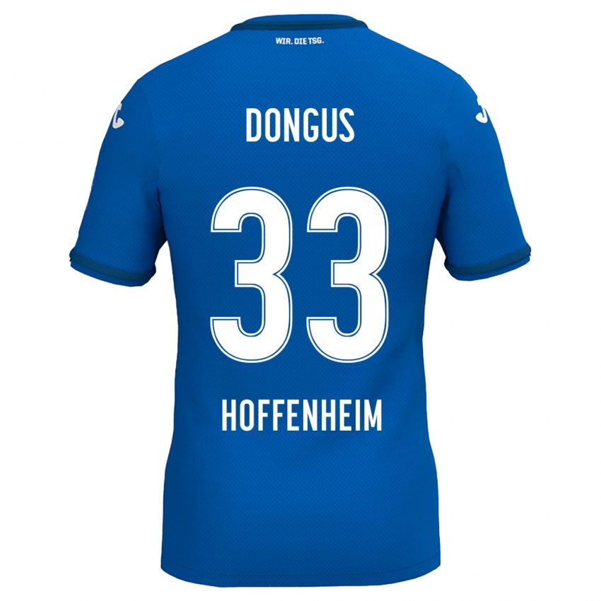 Uomo Maglia Fabienne Dongus #33 Blu Reale Kit Gara Home 2024/25 Maglietta