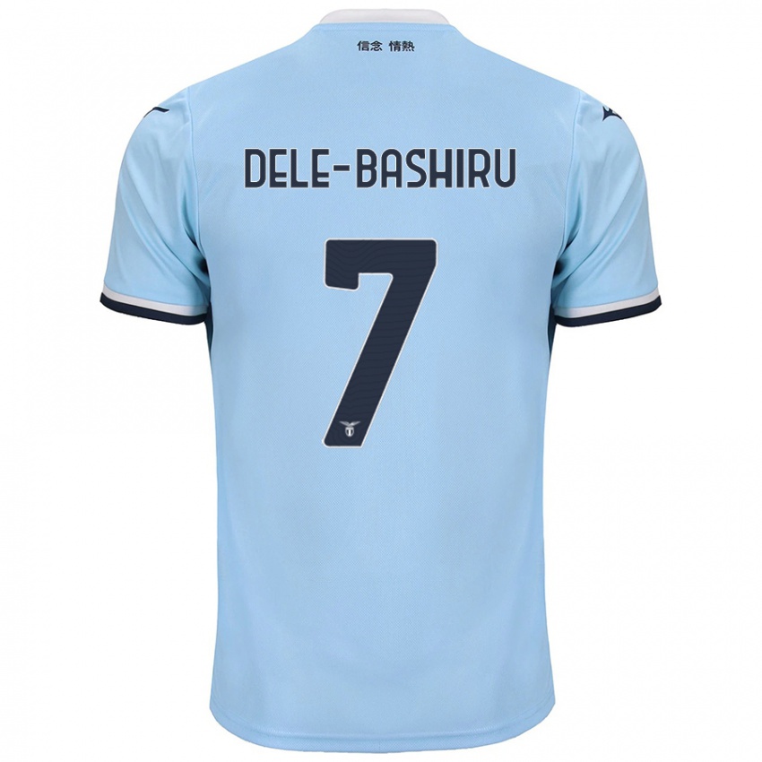 Uomo Maglia Fisayo Dele-Bashiru #7 Blu Kit Gara Home 2024/25 Maglietta