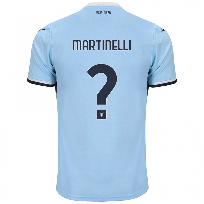 Uomo Maglia Leonardo Martinelli #0 Blu Kit Gara Home 2024/25 Maglietta