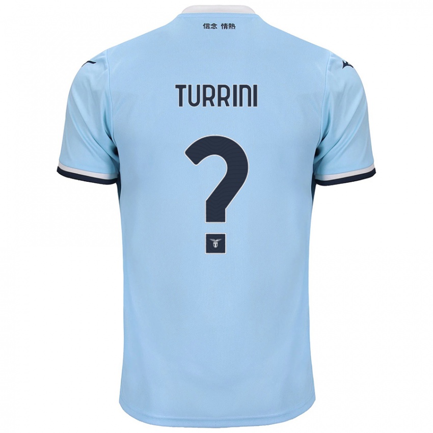 Uomo Maglia Giordano Turrini #0 Blu Kit Gara Home 2024/25 Maglietta