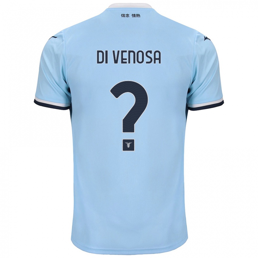 Uomo Maglia Rocco Di Venosa #0 Blu Kit Gara Home 2024/25 Maglietta