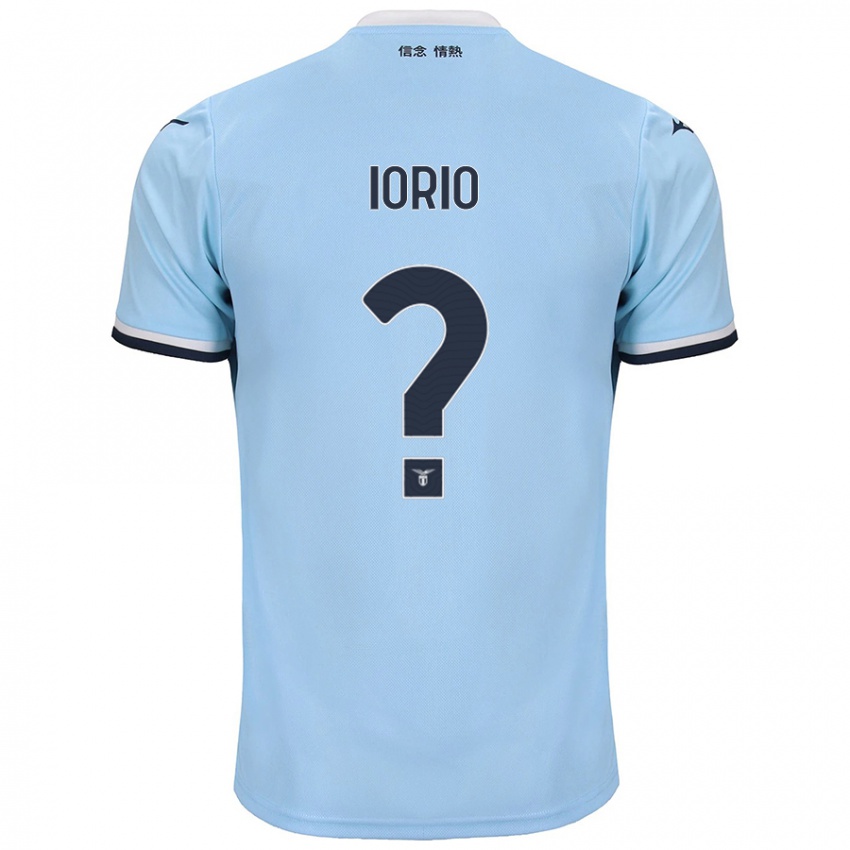 Uomo Maglia Antonio Iorio #0 Blu Kit Gara Home 2024/25 Maglietta