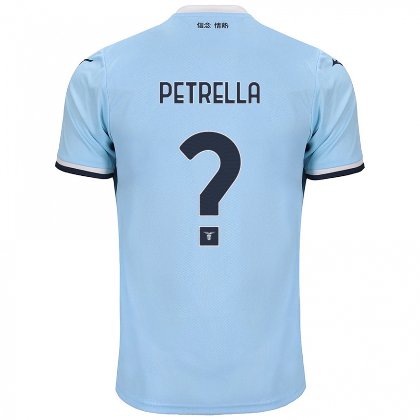 Uomo Maglia Anthony Petrella #0 Blu Kit Gara Home 2024/25 Maglietta