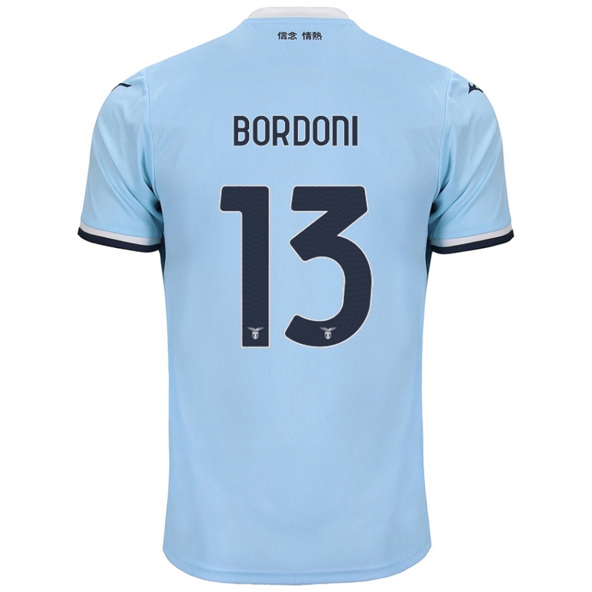 Uomo Maglia Tommaso Bordoni #13 Blu Kit Gara Home 2024/25 Maglietta