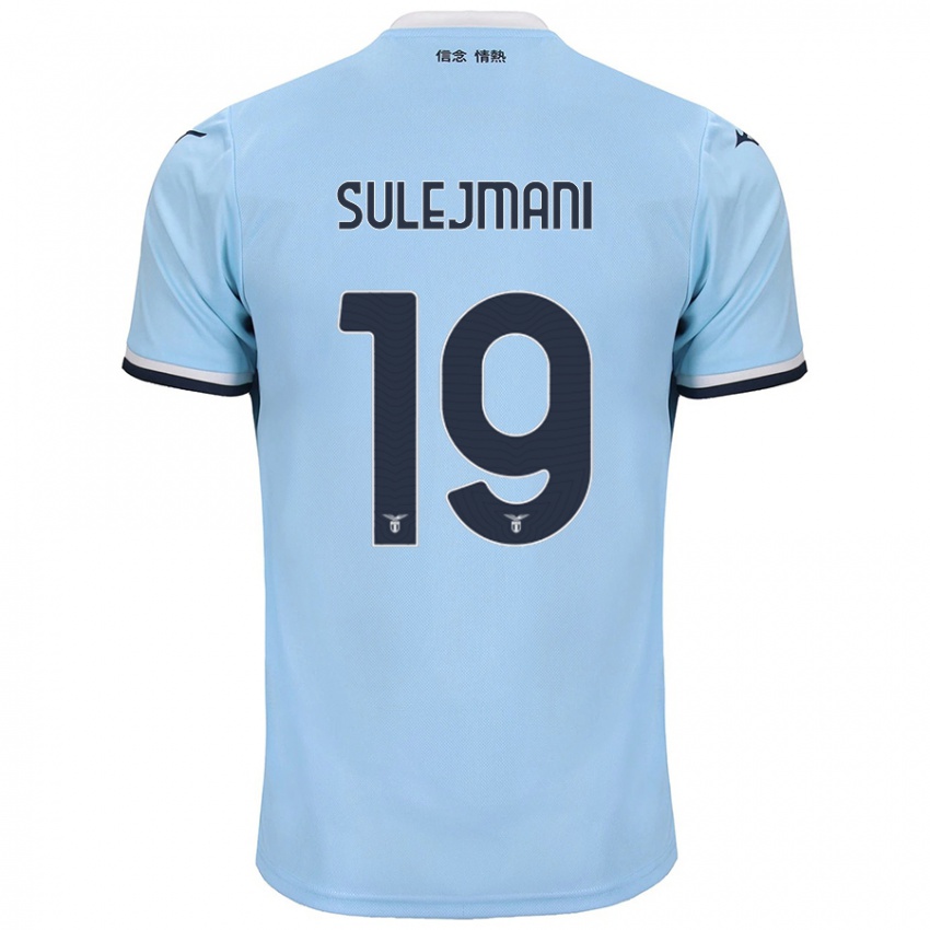 Uomo Maglia Flavio Sulejmani #19 Blu Kit Gara Home 2024/25 Maglietta