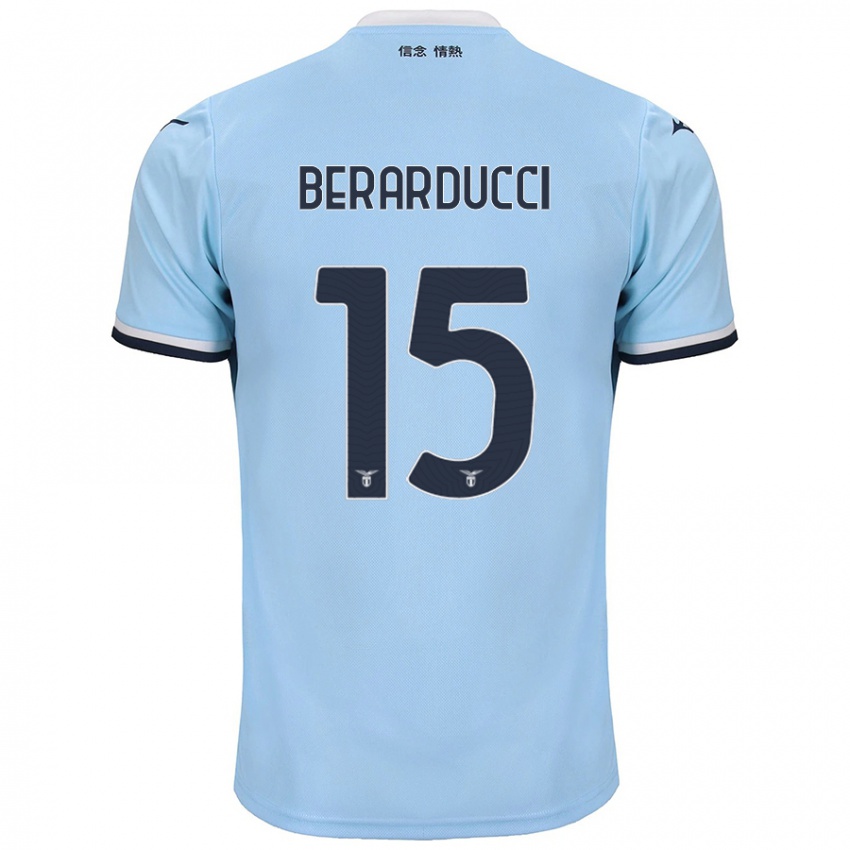 Uomo Maglia Martina Berarducci #15 Blu Kit Gara Home 2024/25 Maglietta