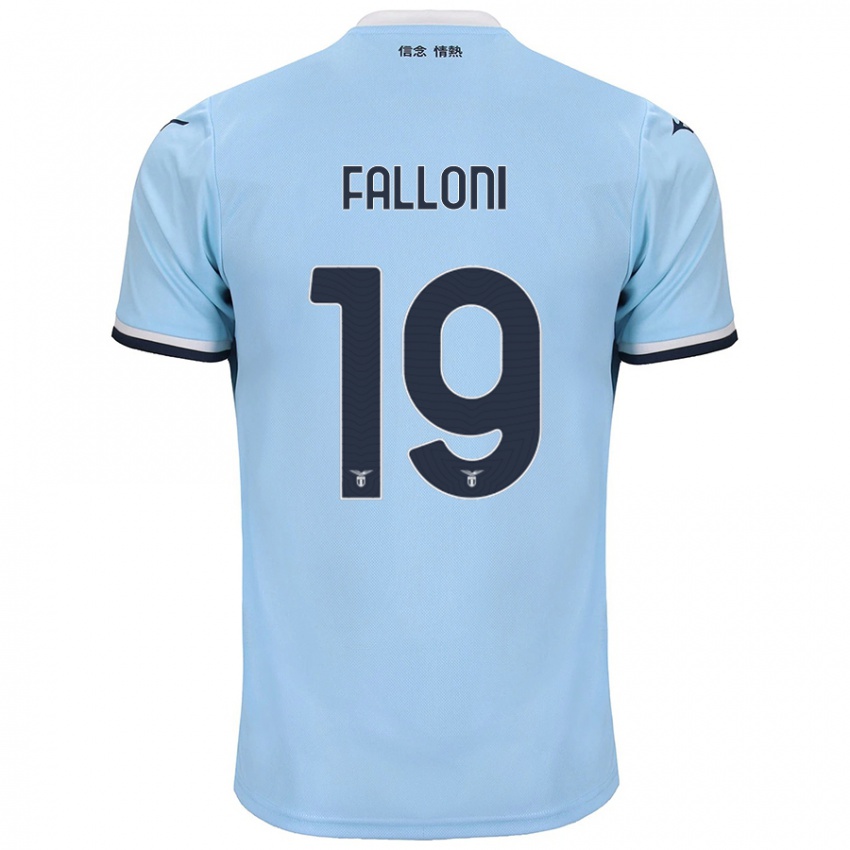 Uomo Maglia Ludovica Falloni #19 Blu Kit Gara Home 2024/25 Maglietta