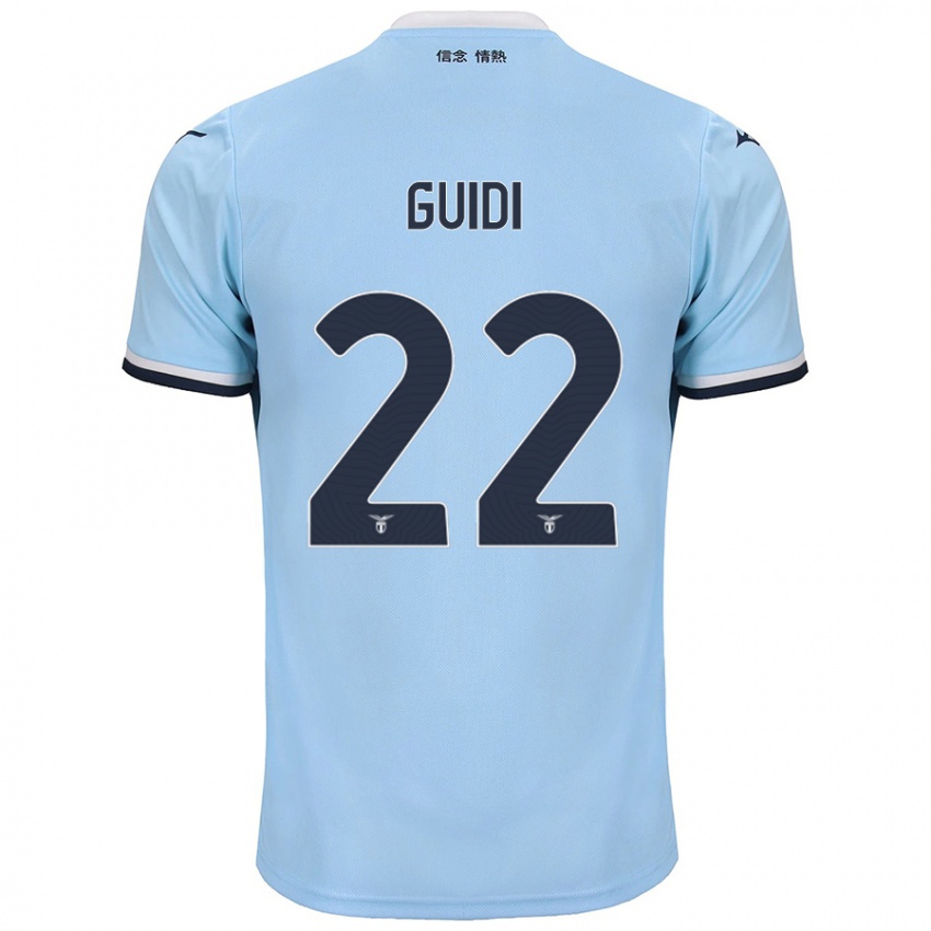 Uomo Maglia Emma Guidi #22 Blu Kit Gara Home 2024/25 Maglietta