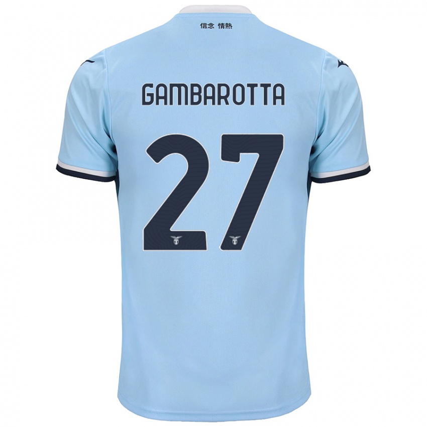 Uomo Maglia Margot Gambarotta #27 Blu Kit Gara Home 2024/25 Maglietta