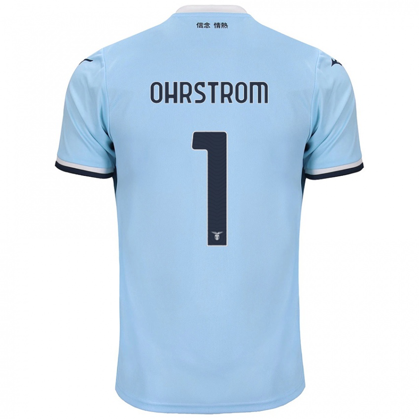 Uomo Maglia Stephanie Ohrstrom #1 Blu Kit Gara Home 2024/25 Maglietta