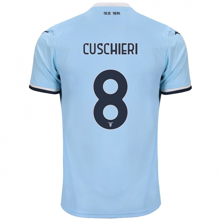 Uomo Maglia Rachel Cuschieri #8 Blu Kit Gara Home 2024/25 Maglietta