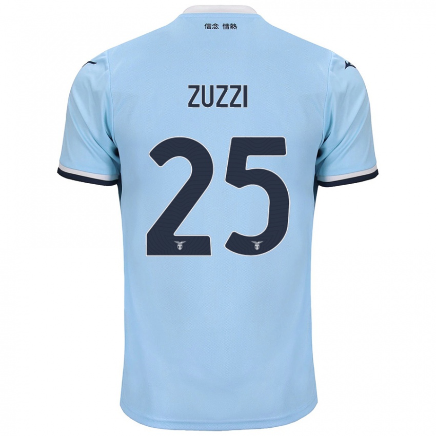 Uomo Maglia Giorgia Zuzzi #25 Blu Kit Gara Home 2024/25 Maglietta