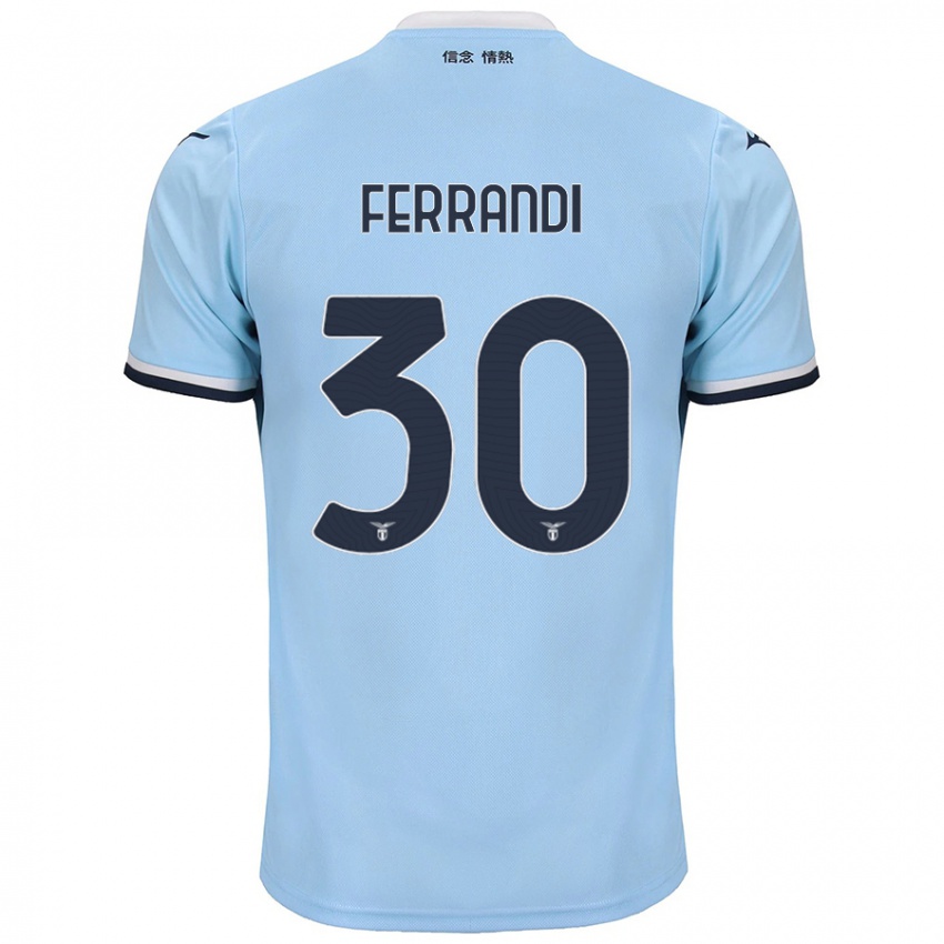 Uomo Maglia Giulia Ferrandi #30 Blu Kit Gara Home 2024/25 Maglietta