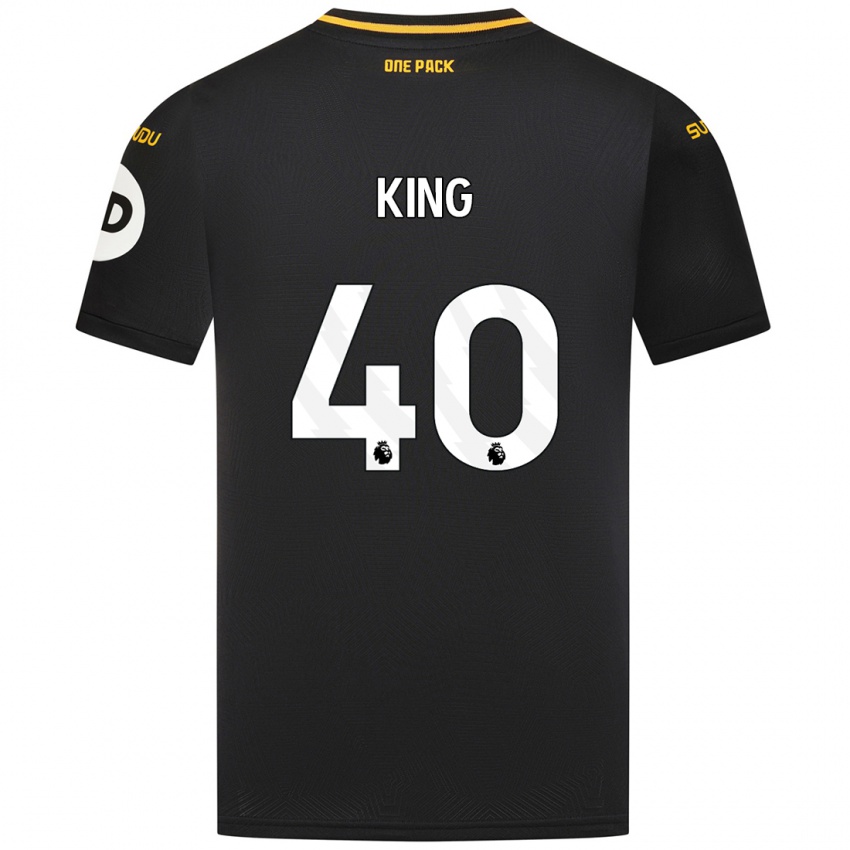 Uomo Maglia Tom King #40 Nero Kit Gara Away 2024/25 Maglietta