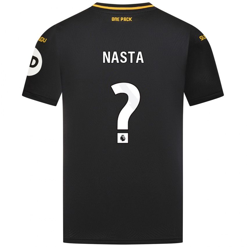 Uomo Maglia Arthur Nasta #0 Nero Kit Gara Away 2024/25 Maglietta