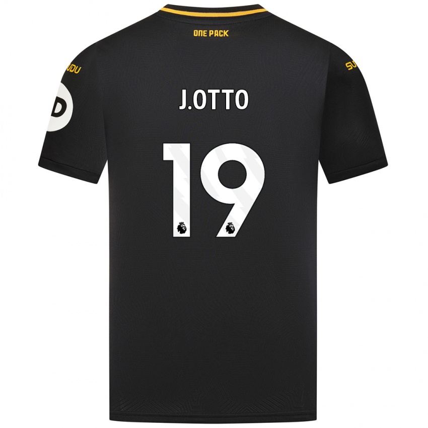 Uomo Maglia Jonny Otto #19 Nero Kit Gara Away 2024/25 Maglietta