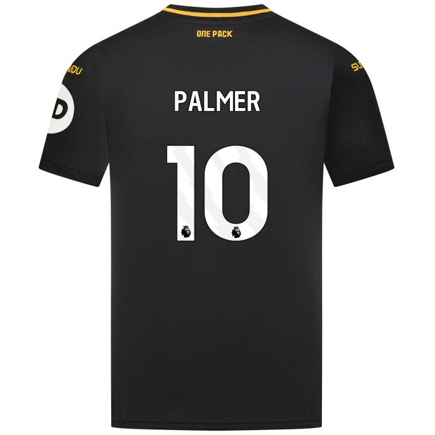 Uomo Maglia Jamila Palmer #10 Nero Kit Gara Away 2024/25 Maglietta