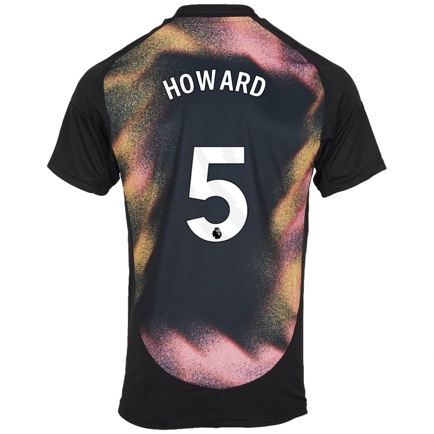 Uomo Maglia Sophie Howard #5 Nero Bianco Kit Gara Away 2024/25 Maglietta