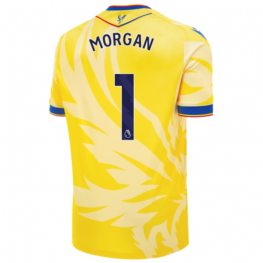 Uomo Maglia Chloe Morgan #1 Giallo Kit Gara Away 2024/25 Maglietta