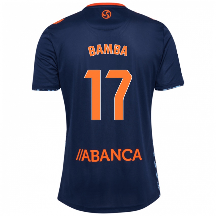 Uomo Maglia Jonathan Bamba #17 Blu Navy Kit Gara Away 2024/25 Maglietta