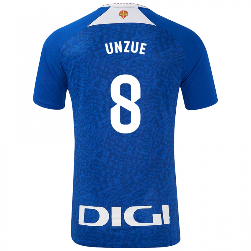 Uomo Maglia Marta Unzué #8 Blu Royal Kit Gara Away 2024/25 Maglietta