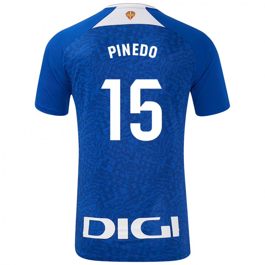 Uomo Maglia Clara Pinedo Castresana #15 Blu Royal Kit Gara Away 2024/25 Maglietta