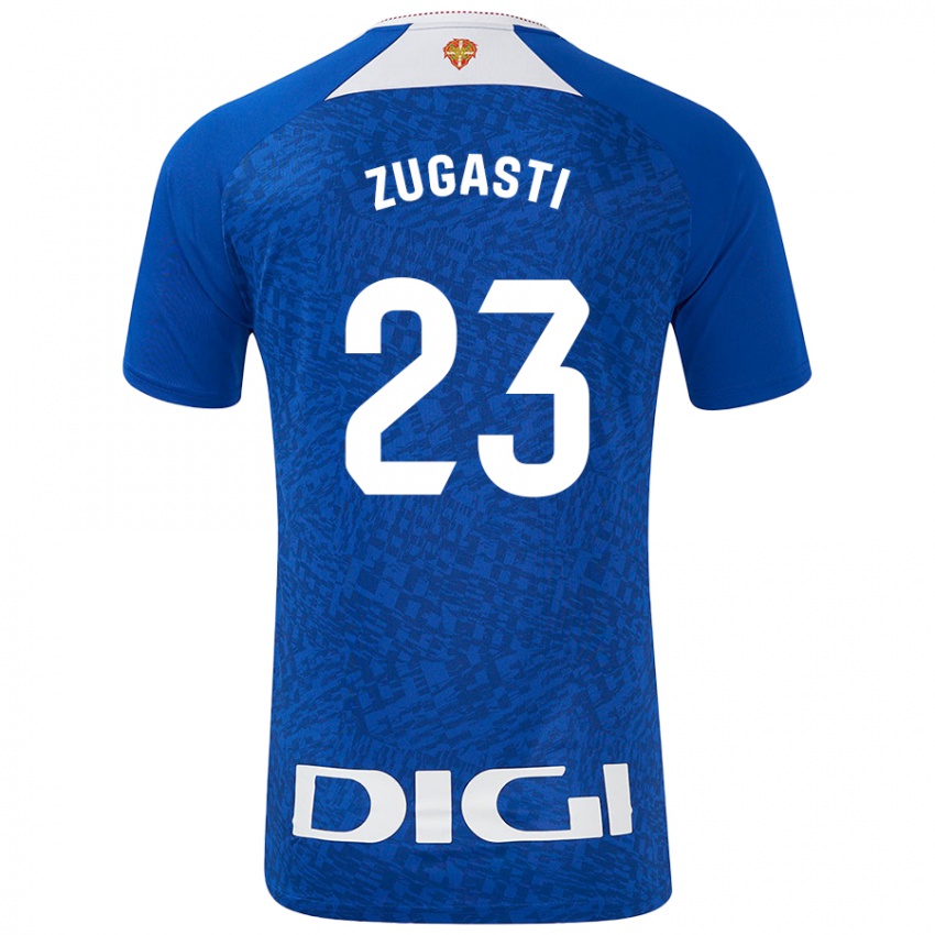 Uomo Maglia Patricia Zugasti Oses #23 Blu Royal Kit Gara Away 2024/25 Maglietta