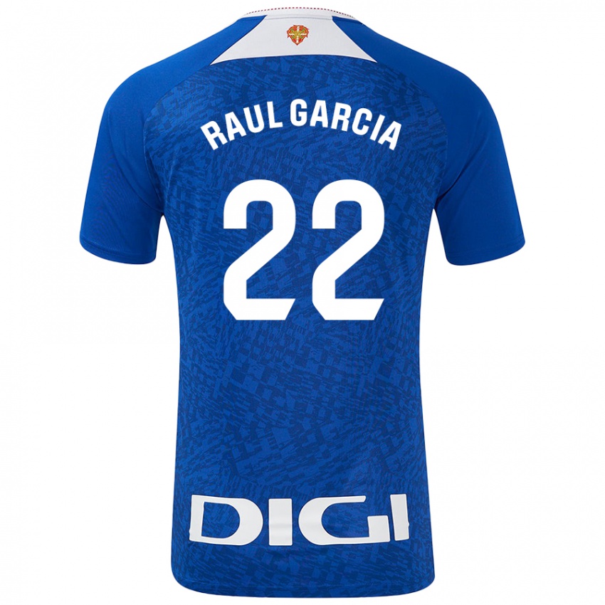 Uomo Maglia Raul Garcia #22 Blu Royal Kit Gara Away 2024/25 Maglietta