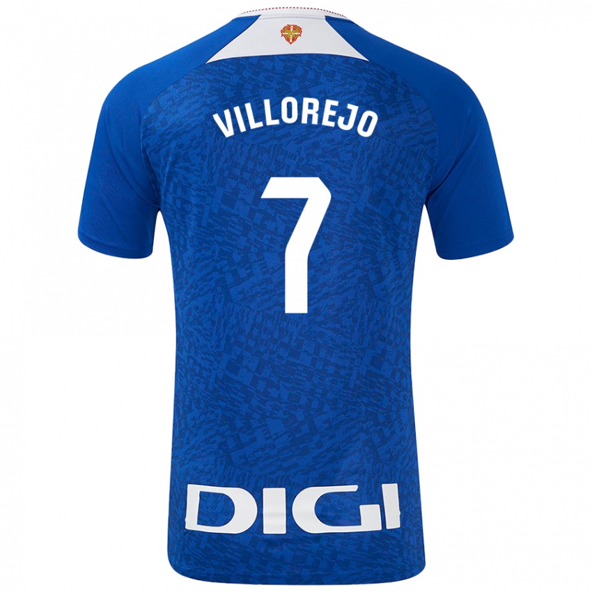 Uomo Maglia Ardaitz Villorejo #7 Blu Royal Kit Gara Away 2024/25 Maglietta