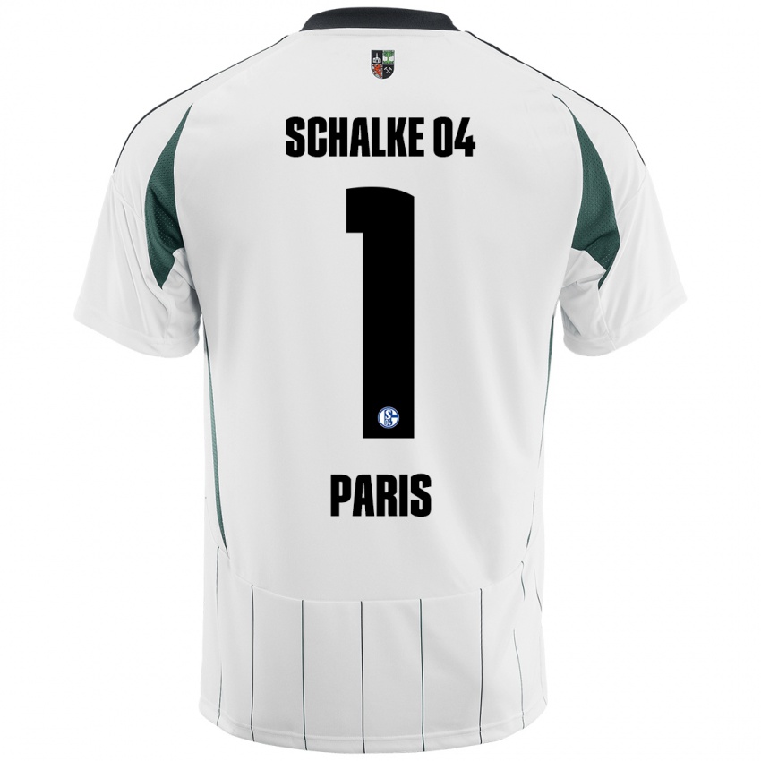 Uomo Maglia Julius Paris #1 Bianco Verde Kit Gara Away 2024/25 Maglietta