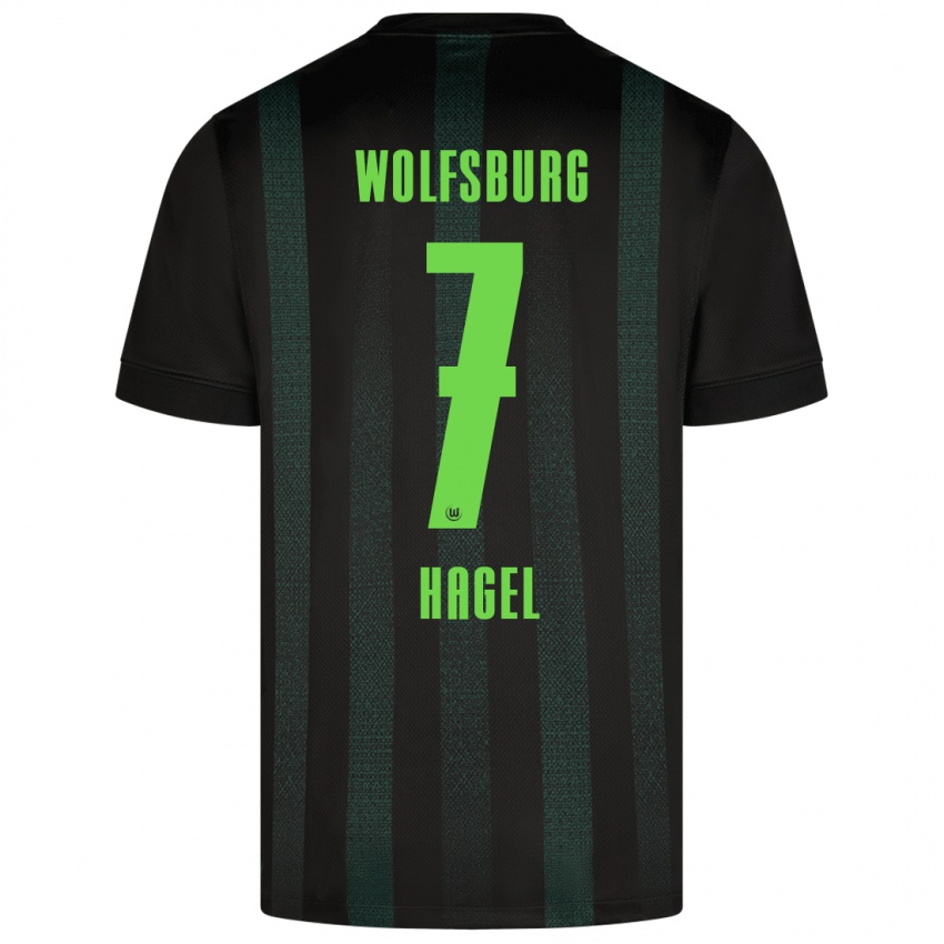 Uomo Maglia Chantal Hagel #7 Verde Scuro Kit Gara Away 2024/25 Maglietta