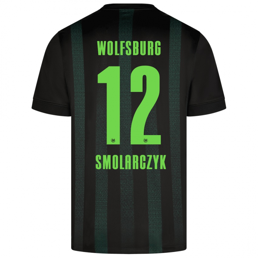 Uomo Maglia Nelly Smolarczyk #12 Verde Scuro Kit Gara Away 2024/25 Maglietta