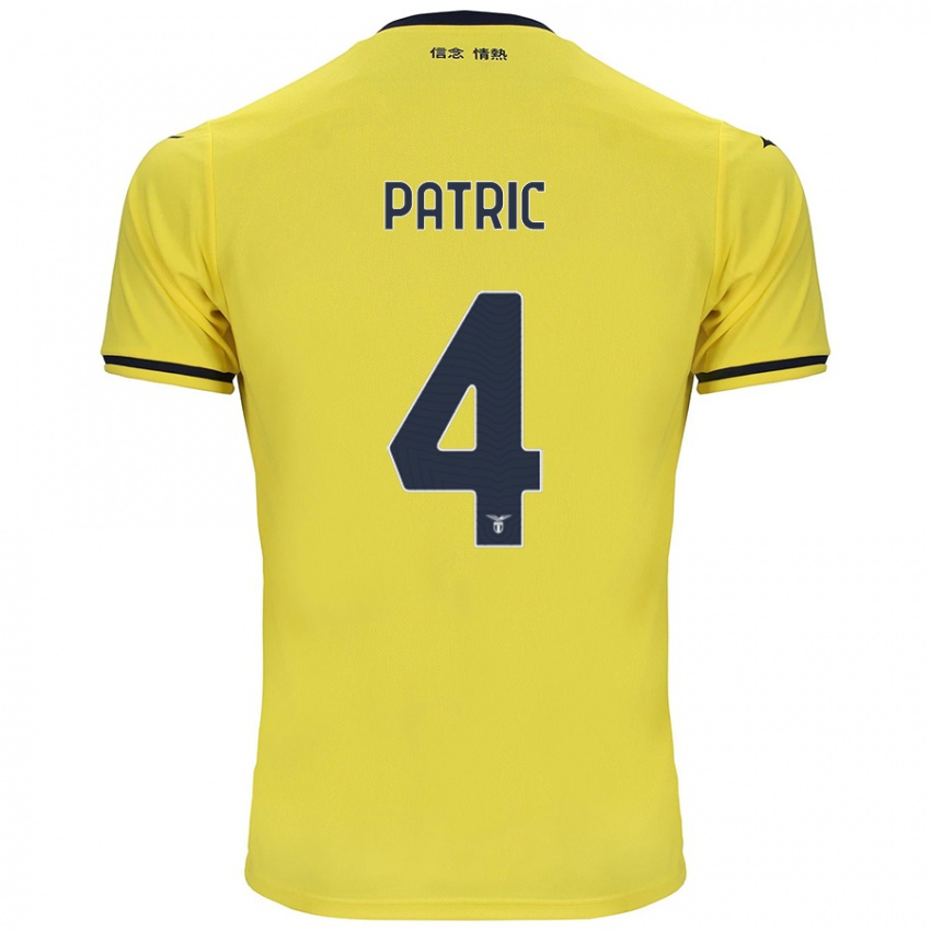 Uomo Maglia Patric #4 Giallo Kit Gara Away 2024/25 Maglietta