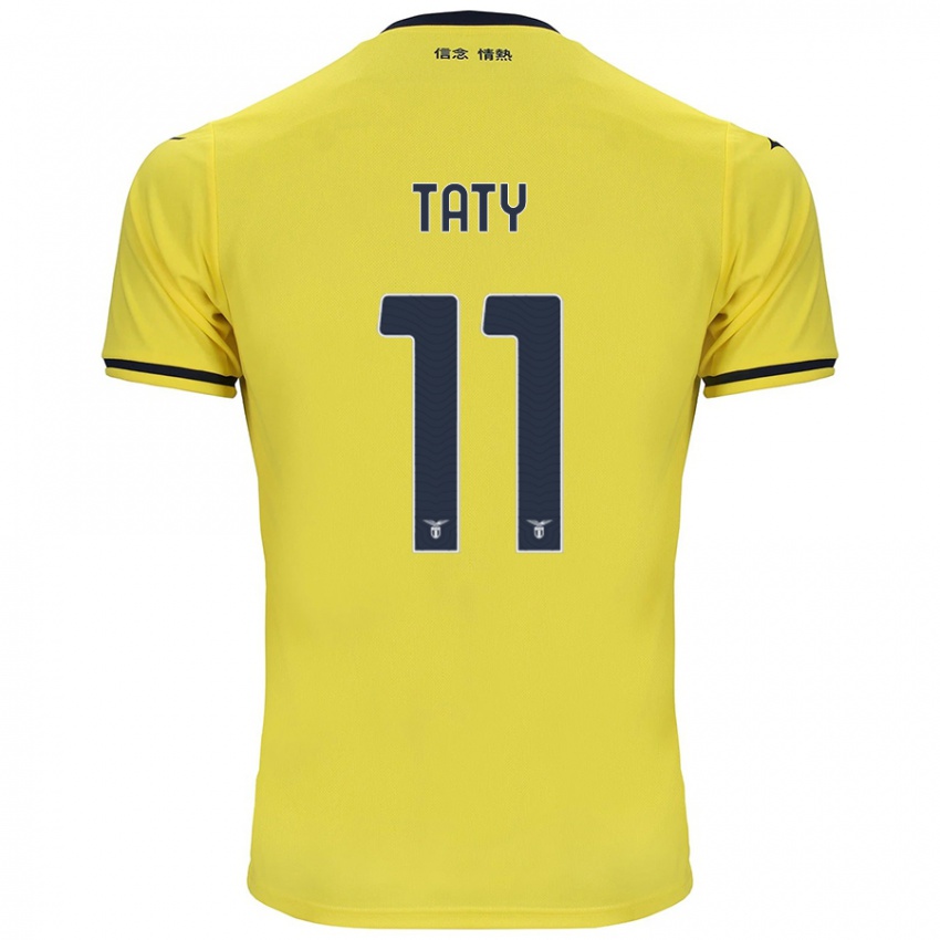 Uomo Maglia Taty Castellanos #11 Giallo Kit Gara Away 2024/25 Maglietta