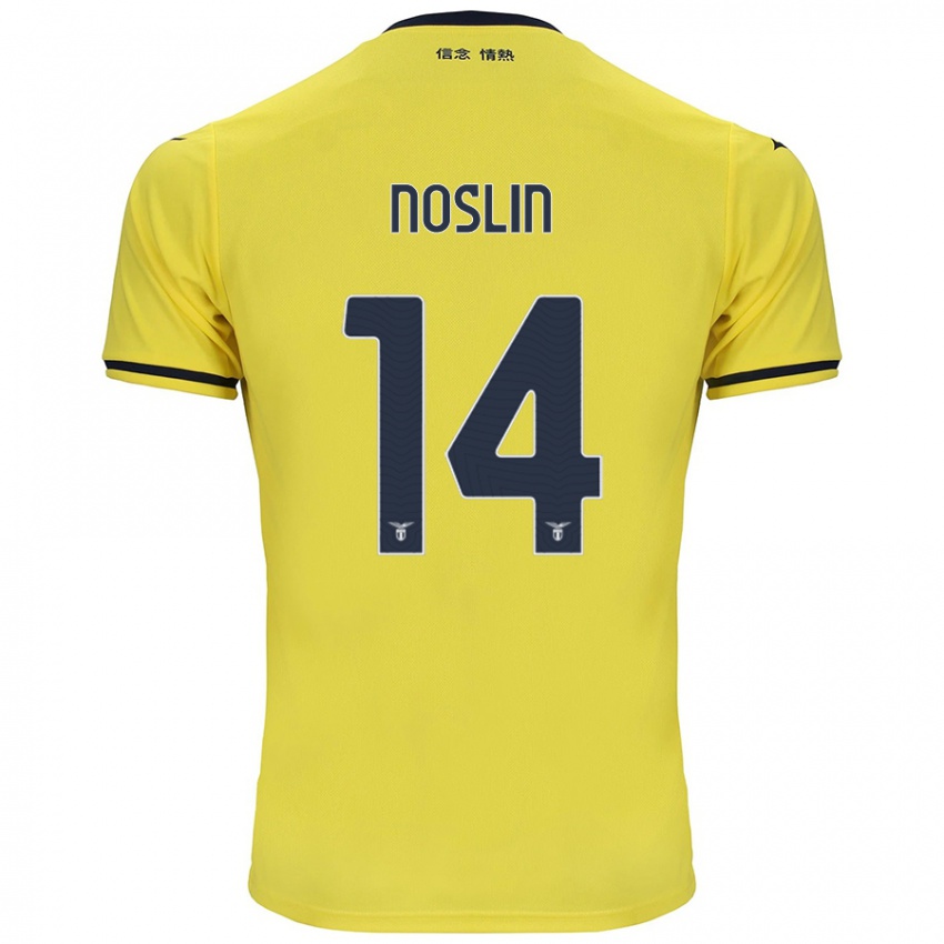 Uomo Maglia Tijjani Noslin #14 Giallo Kit Gara Away 2024/25 Maglietta