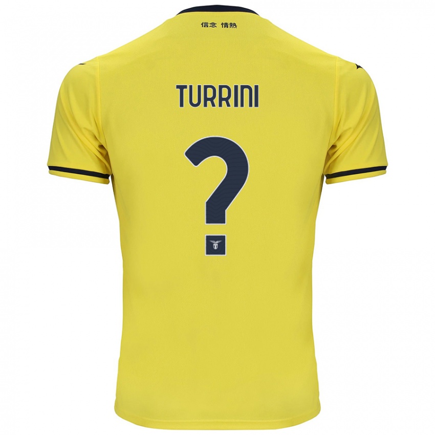 Uomo Maglia Giordano Turrini #0 Giallo Kit Gara Away 2024/25 Maglietta